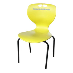 plastic chair yellow