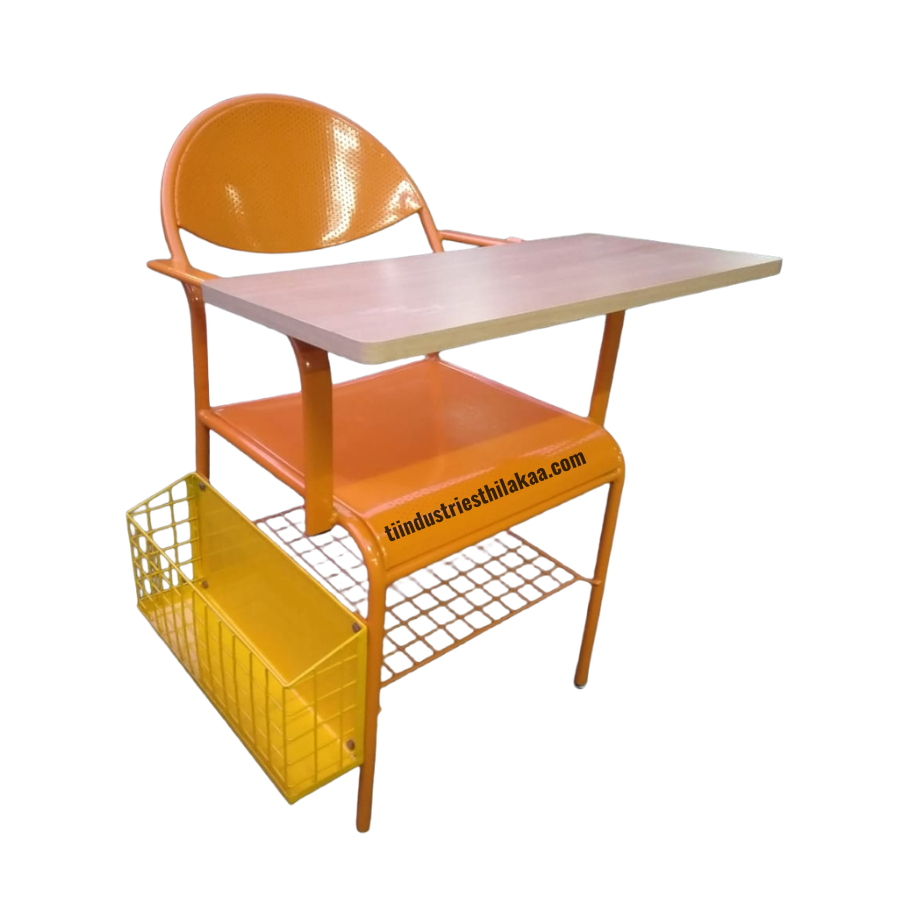 Writing Pad Chair Orange