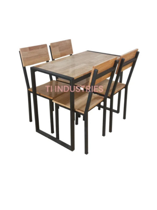 Rubber Wood Dining Table Set