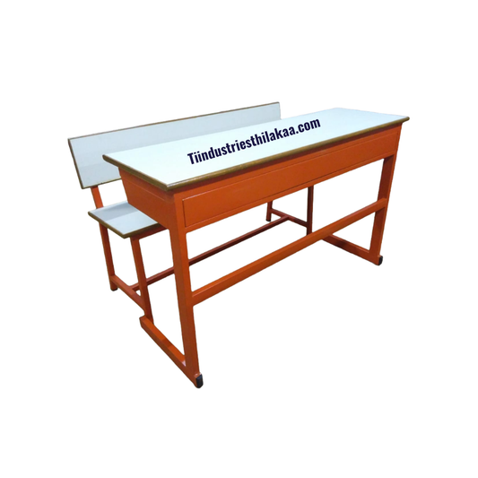 Wooden School Bench