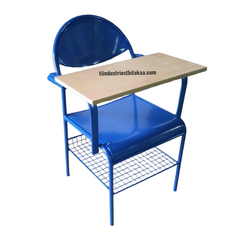 writing pad chair blue