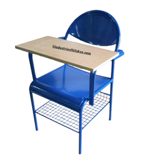 writing pad chair blue